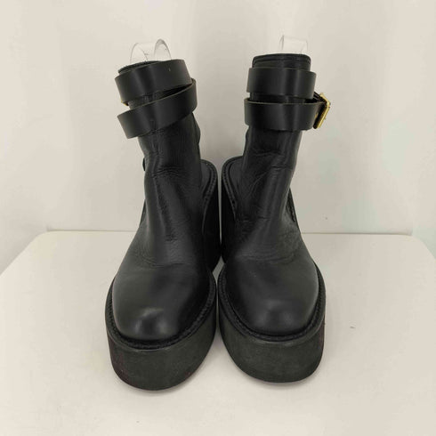 サカイ Sacai vibramソールレザーサボサンダル レディース JPN:37